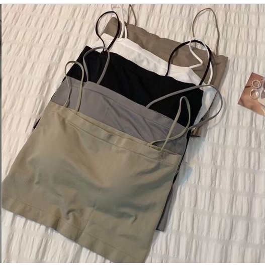 สินค้าพร้อมส่งจากไทย Sanay Bra (N615) เสื้อครอป สีเอิร์ธโทนสวย ผ้านุ่มใส่สบายมีฟองน้ำ