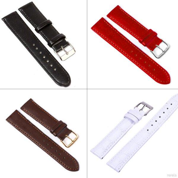 อุปกรณ์เสริมสายนาฬิกาข้อมือสายหนังแบบเปลี่ยนสําหรับ Pin Buckled