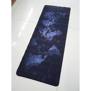 แผ่นรองเมาส์ MOUSE PAD ที่วางเมาส์ ที่รองมือ ที่รองคีย์บอร์ด ผ้าปูโต๊ะคอม ผ้ารองโต๊ะคอม กว้าง30 cm ยาว80 cm สีดำ