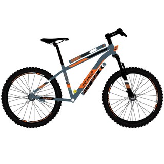 จักรยานเสือภูเขา จักรยานเสือภูเขา GRANDE ALU 18.6 สีเทา จักรยาน กีฬาและฟิตเนส MOUNTAIN BIKE GRANDE ALU 18.6 GRAY