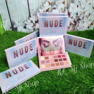 CAIJI อายแชโดว์ 18 สี NUDE เมทัลลิชิมเมอร์แม็ท  เทขายล้างสต๊อค สินค้าพร้อมส่ง