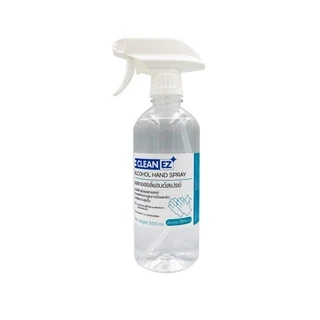 Clean EZ แอลกอฮอล์สเปรย์ 500 มล. แอลกอฮอล์ 70% Alcohol Hand Spray 500 ml หัวฟ๊อกกี้ หัวฟ็อกกี้ หัวสเปรย์