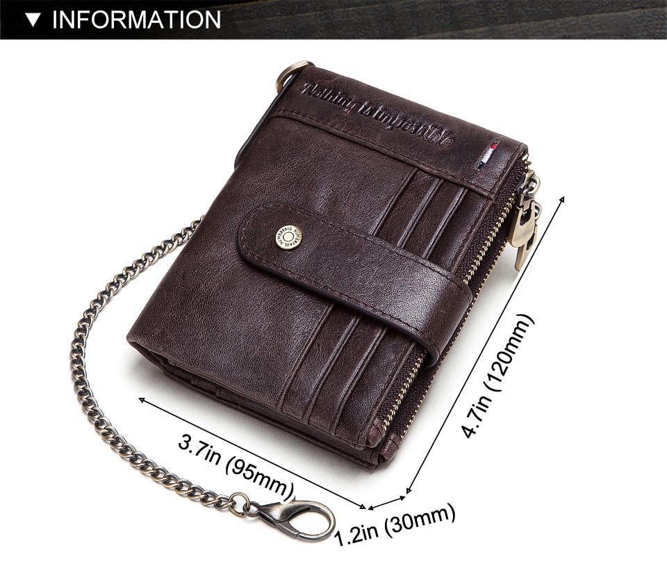 Rfid กระเป๋าสตางค์หนัง ใบสั้น พับได้ อเนกประสงค์ สไตล์วินเทจ สําหรับผู้ชาย【โปรโมชั่น ลดราคา】