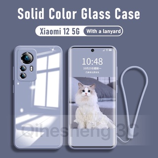 เคสโทรศัพท์มือถือกระจกนิรภัย แบบแข็ง สําหรับ Xiaomi Mi 12 Pro Xiaomi12 Mi12