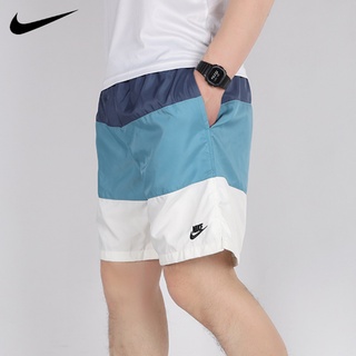 100% Genuine Nike Mens Patchwork Casual Shorts Sport Quick-drying Shorts CJ4488