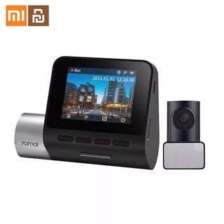 Xiaomi Youpin กล้อง70mai dvr Pro Plus+ A500/ A500S dash camปรีไมค์รถยนต์ -1 ชุดกล้องติดรถยนต์กล้องหน้าด้านหลัง 2.7K กล้องหน้ารถยน2022 Full HD พร้อม WiFi GPS (เวอร์ชั่นภาษาจีน）