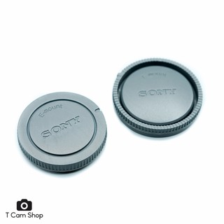 ฝาปิดบอดี้ + ฝาปิดหลังเลน์ สำหรับกล้อง Sony e-mount Lens Cap + Body Cap