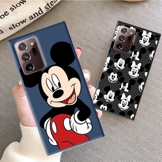 เคสมิกกี้เมาส์ Samsung Galaxy S21 Ultra S21Plus Note10 S8 Plus Note 9 S9 S10 5G S10E 20 Ultra คู่รัก อ่อนนุ่มซิลิโคนโทรศัพท์มือถือ