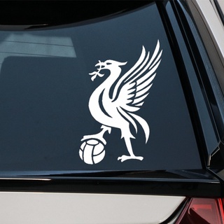 สติกเกอร์ติดกระจกหน้ารถ ลายฟุตบอล Liverpool Liver Birds สร้างสรรค์ สําหรับติดฝาถังน้ํามันรถจักรยานยนต์ คอมพิวเตอร์