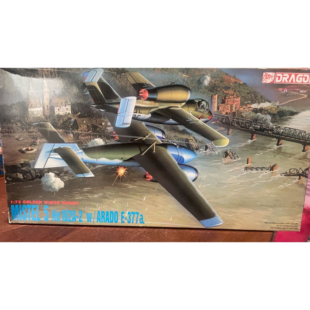 Dragon 5002 Mistel 5 ( He162A-2 z Arado E-377a ) 1/72