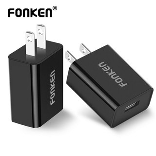 Fonken 18W Usb ที่ชาร์จติดผนัง Qc 3.0 ปลั๊ก Us พร้อมสมาร์ทไอซีดีสําหรับโทรศัพท์มือถือ