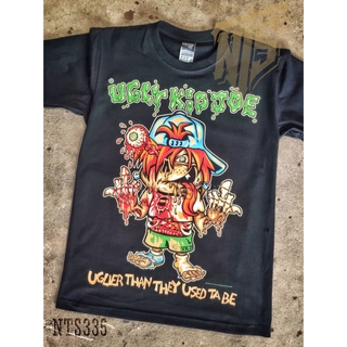 เสื้อยืดคอกลมNTS 335 UGLY KID JOE เสิ้อยืดดำ เสื้อยืดชาวร็อค เสื้อวง New Type System NTS Rock brand Sz. S M L XL XXLS-3X