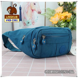 กระเป๋าคาดเอวคาดอก Lingkubรุ่นKB-2361ไซส์กลางขนาด9นิ้ว