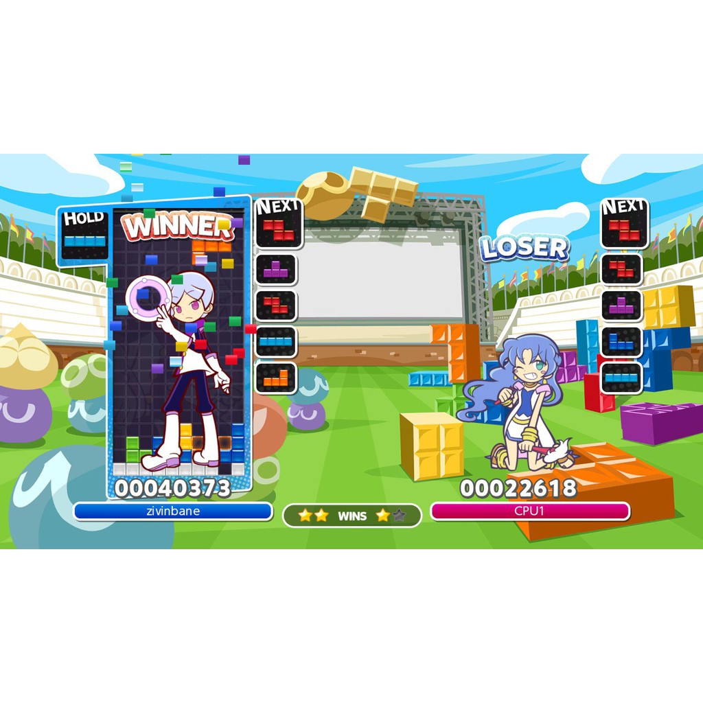 PUYO PUYO Tetris Nintendo Switch Game แผ่นแท้มือ1!!!!! (Tetris Switch)(Puyo Puyo Switch)