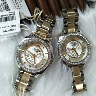 พร้อมส่ง Two-tone ทอง coach watch