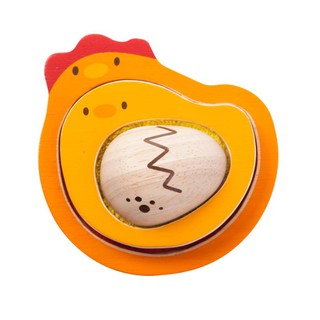 PlanToys 5673 Chicken Puzzle ของเล่นไม้วงจรชีวิตไก่ ของเล่นเด็ก 1 ขวบ