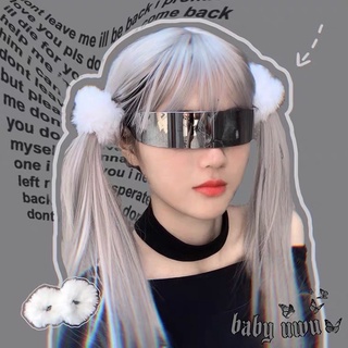 🔥Sale🔥แว่นตากันแดดทรงสี่เหลี่ยมแบบโค้ง Y2K Glasses พร้อมส่ง