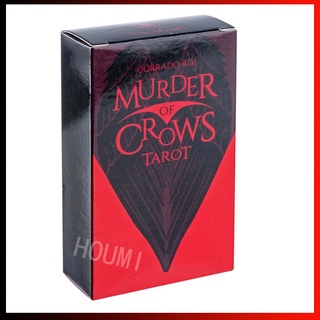 ใหม่การ์ดดําน้ํา Crowstarot เวอร์ชั่นภาษาอังกฤษ Murder