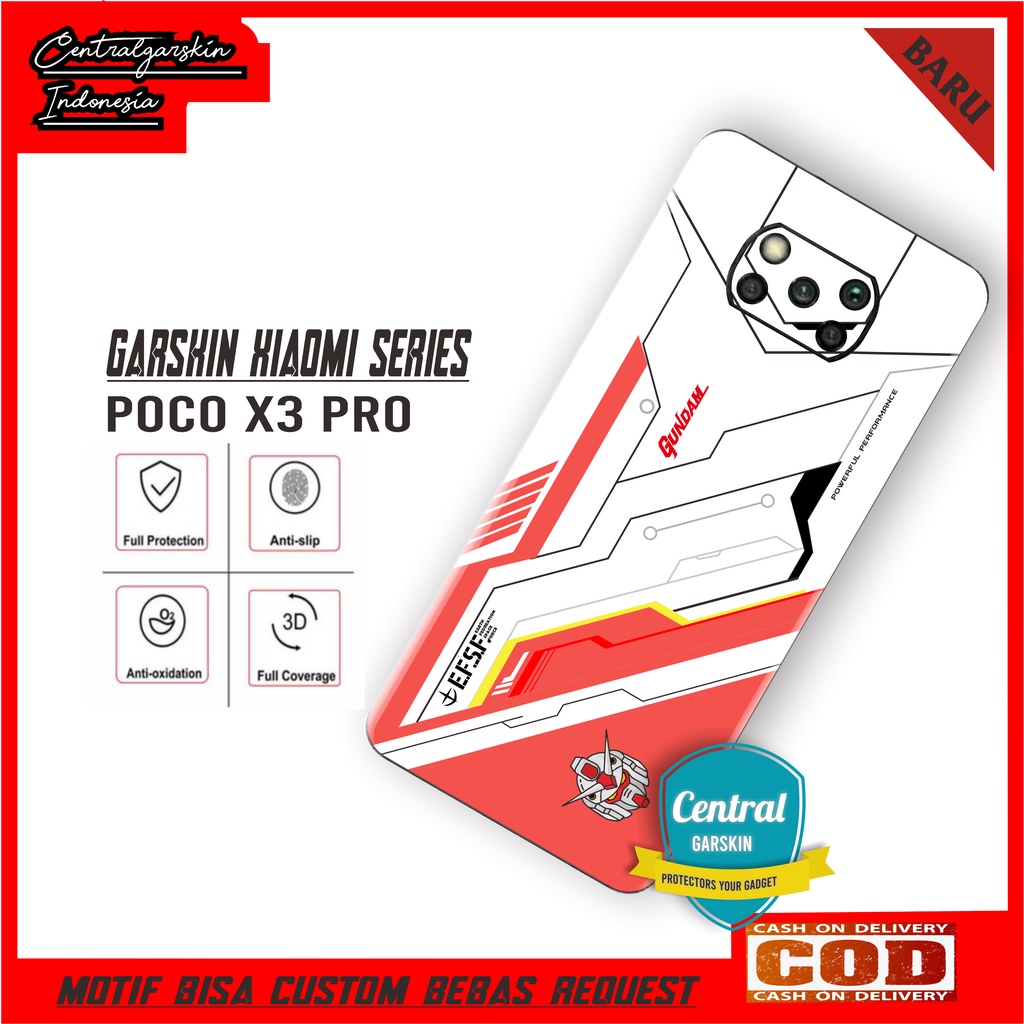 Garskin Poco X3 Nfc Poco X3 Pro Fullbody - GUNDAM LIMITED 04