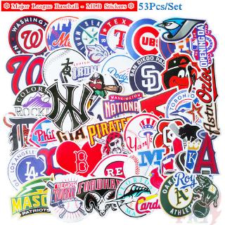 ❉ MLB Major League Baseball Team Logo Series 02 สติ๊กเกอร์ ❉ 53Pcs/Set DIY Fashion Waterproof Mixed Decals Doodle สติ๊กเกอร์