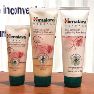 โฟมล้างหน้า Himalaya clear complexion whitening face wash หิมาลายา เจลล้างหน้า