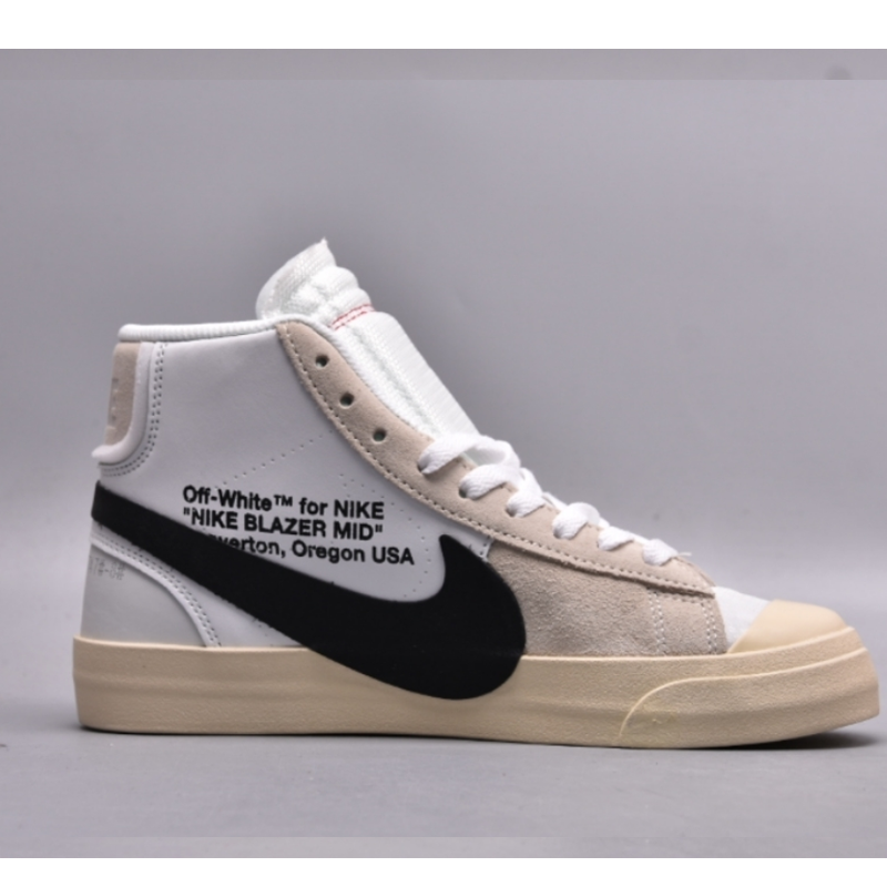 100 Original Off White X Nike Blazer Mid All Hallows Eve High Men And Women Classic Sneakers Skate Shoes Shopee Thailand