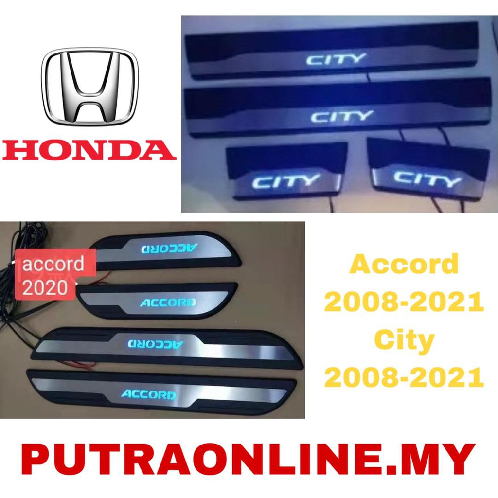 แผงไฟ LED ติดประตูรถยนต์ สําหรับ HONDA ACCORD 08-13 14-19 20-21 CITY 08-13 14-19 20-21