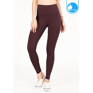 IBY - Yoga High Waist Long Legging Shine - Dark Purple ม่วงเข้ม