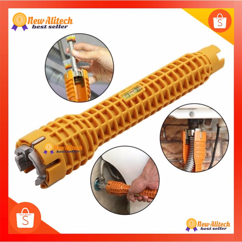 เครื่องมือขันก๊อกน้ำ ท่อน้ำดี 1/2 นิ้ว ประแจ อเนกประสงค์ Faucet & Sink Installer Socket Wrench Multi-purpose Tools(1ชุด)