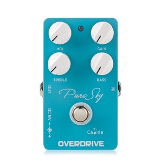 Caline CP-12 Pure Sky OD Overdrive True Bypass Stompbox แป้นเหยียบเอฟเฟคกีตาร์ 4 ปุ่ม