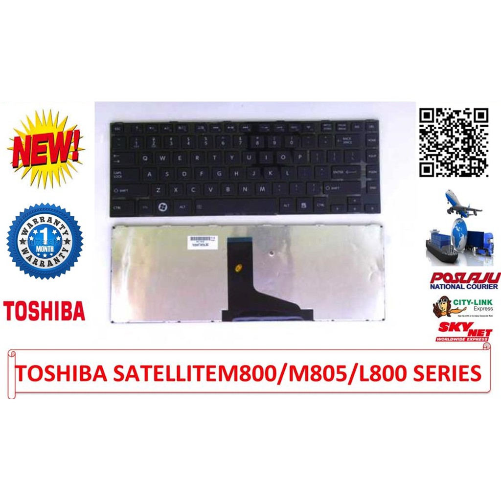 คีย์บอร์ด Toshiba Satellite C800 C800D C840 M800 M805 L800 L805 L830