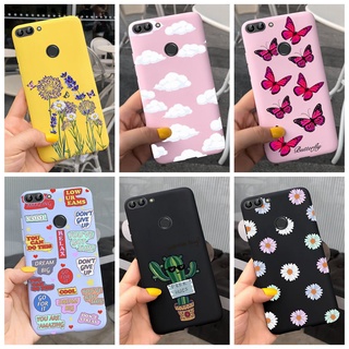 เคสโทรศัพท์มือถือ ซิลิโคนนิ่ม TPU ลายการ์ตูนผีเสื้อน่ารัก สําหรับ Huawei P Smart 2018 FIG-LX1 LX2