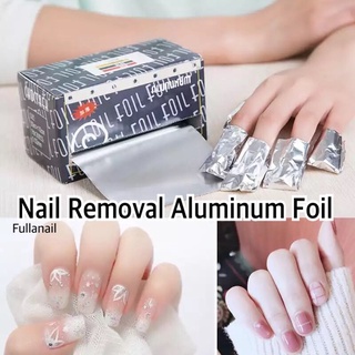 🪴ฟอยล์ห่อล้างเล็บ ฟอยล์ห่อสีเจล Nail Removal Aluminum Foil