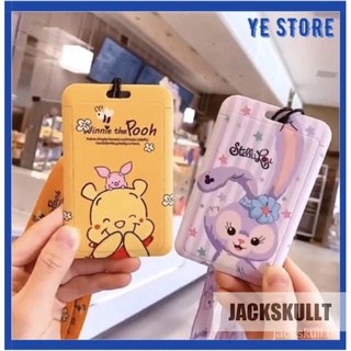 【พร้อมส่ง!!!!!!!】ป้ายชื่อใส่บัตรพร้อมสายคล้องคอลายการ์ตูนน่ารักพร้อมพวงกุญแจรถบัตรพร้อมเคสใส่บัตร