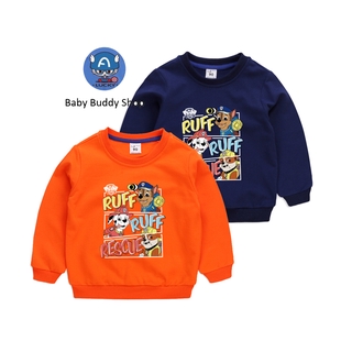 (สามารถขายส่งได้) เสื้อกันหนาว ผ้าฝ้าย แขนยาว พิมพ์ลายการ์ตูน Paw Patrol สไตล์ฤดูใบไม้ร่วง 9 สี