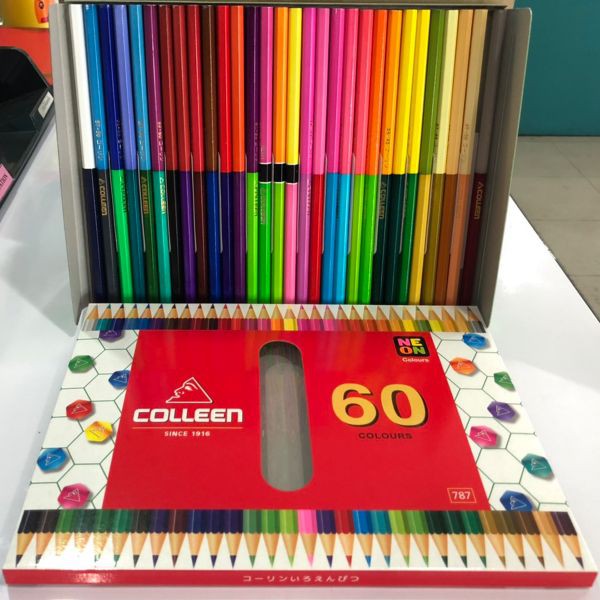 ดินสอสี 2 หัว 60 สี  No.787 คอลลีน