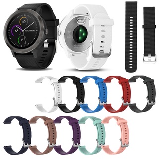 สายรัดสายซิลิโคนสำหรับ Garmin Vivoactive 3 Music for Garmin Venu /Venu Sq /Vivomove HR