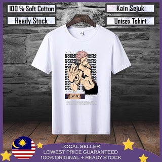 เสื้อยืด ผ้าฝ้าย 100% พิมพ์ลาย Jujutsu Kaisen Viral Lelaki สําหรับผู้ชาย