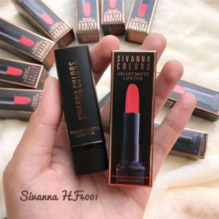 *มีของ/ส่งทันที* Sivanna ลิปแมท Velvet Matte Lipstick สีสวย เนื้อเนียน นุ่ม ติดทนนาน (HF4001)