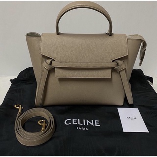 New Celine micro beltbag in light tuape color แท้ 100%