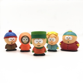 ฟิกเกอร์การ์ตูนอนิเมะ South Park Bad Boys เหมาะกับของขวัญ ของเล่นสําหรับเด็ก จํานวน 5 ชิ้น