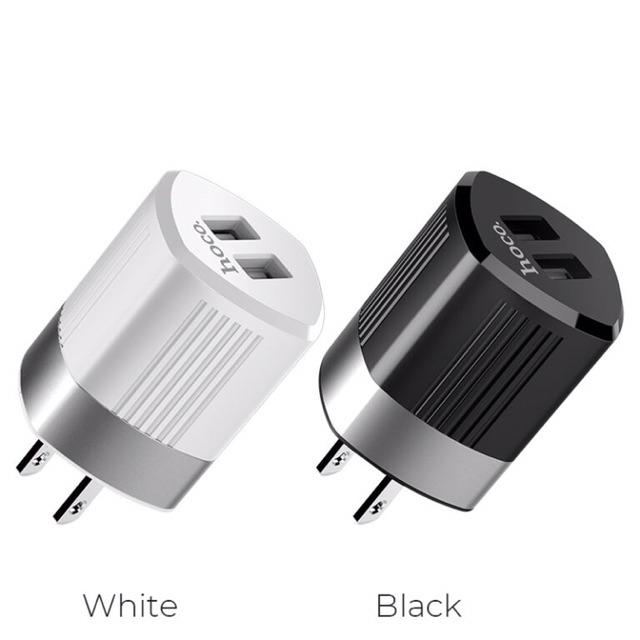 หัวชาร์จ 2 port Charger ของ Hoco แท้ %