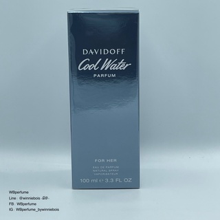 น้ำหอม แท้100% Davidoff cool water parfum for her 100ml