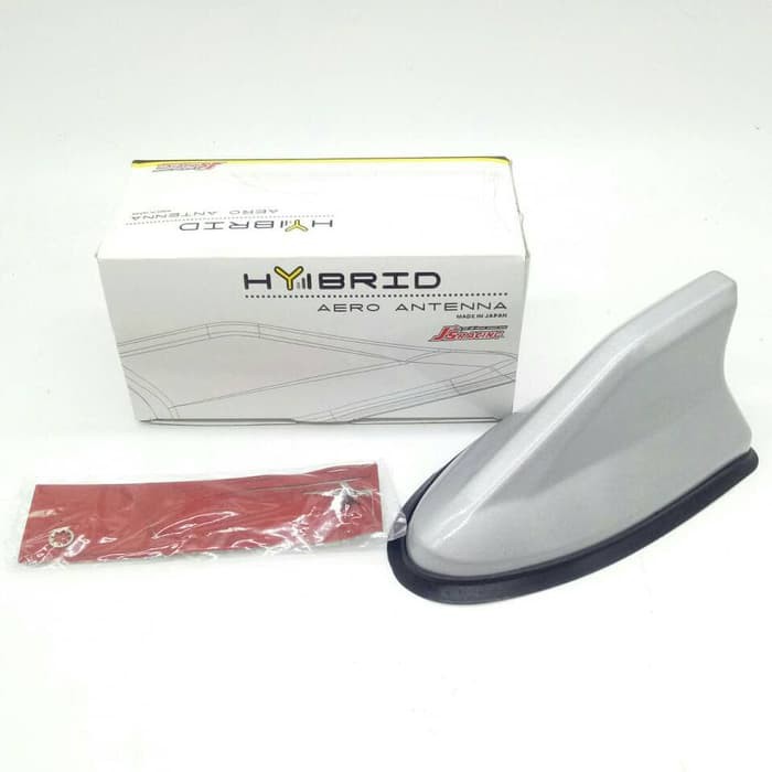 JS Racing เสาอากาศวิทยุหูฉลามไฮบริด / ไฮบริด JS Racing Silver