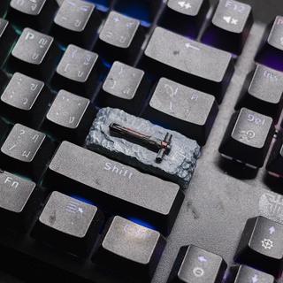 ส่งฟรี Artisan keycap ไลทเซเบอร์ ไคโรเร็น