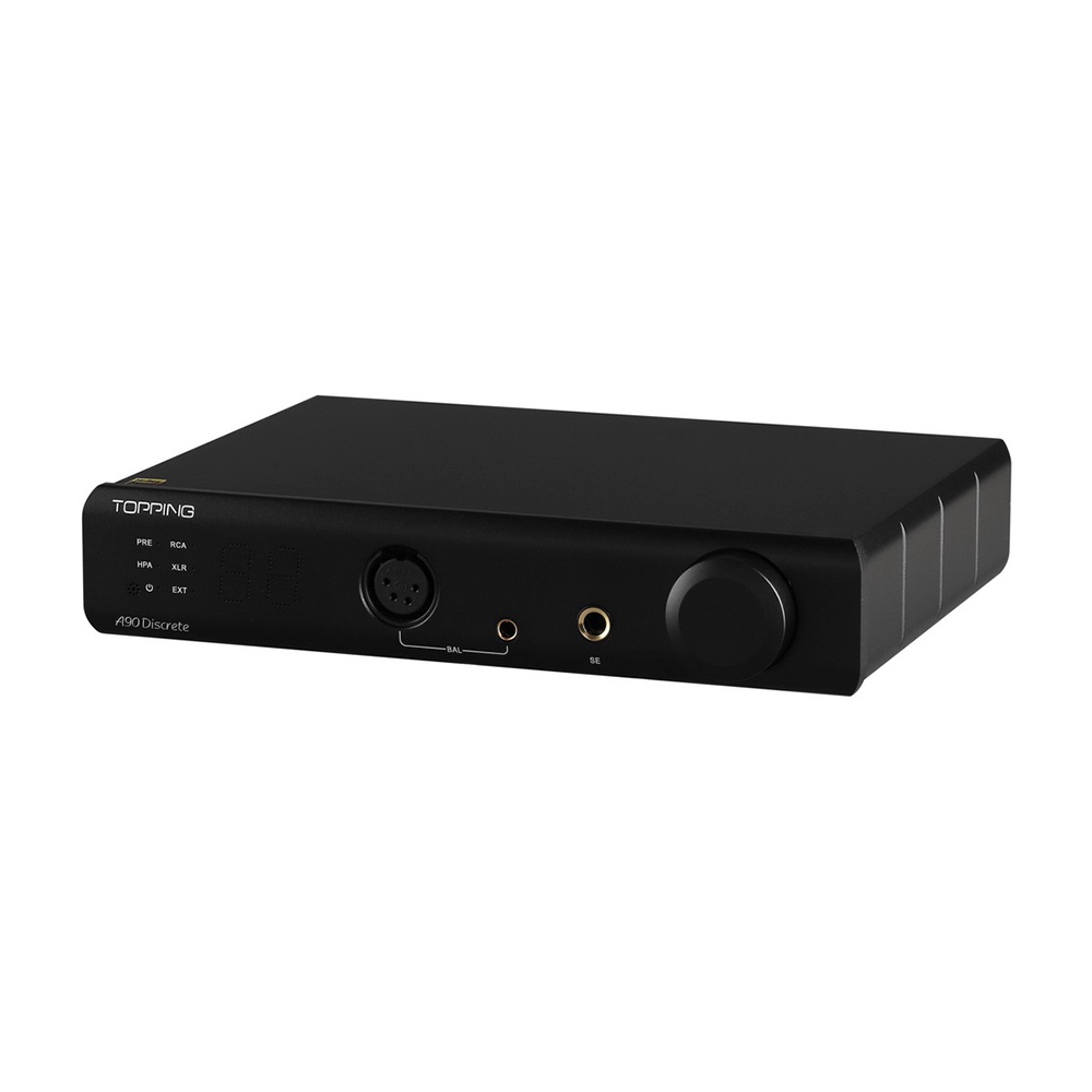 Topping A90D Amplifier/Pre-amplifier หูฟัง Balanced Headphone Amplifier สีดำ/เงิน