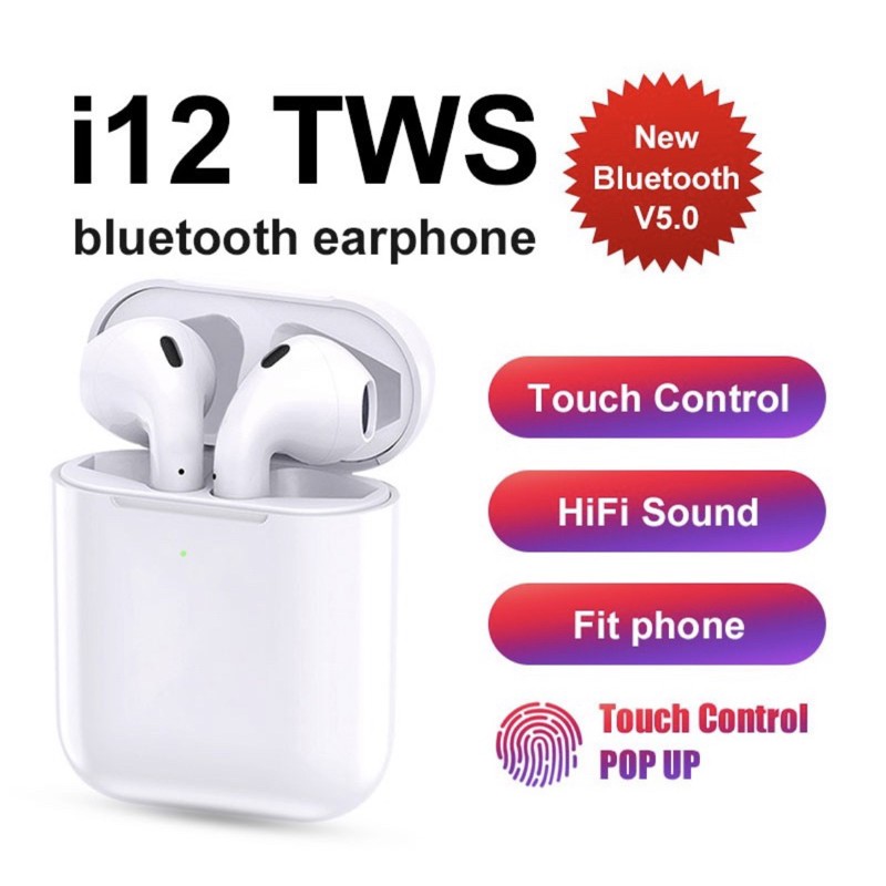 หูฟังบูลทูธรุ่นi12TWS