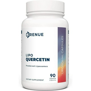 RENUE BY SCIENCE Liposomal Quercetin Supplement 150 mg - Bioavailable Formula for Increased Absorption – 90 Capsules