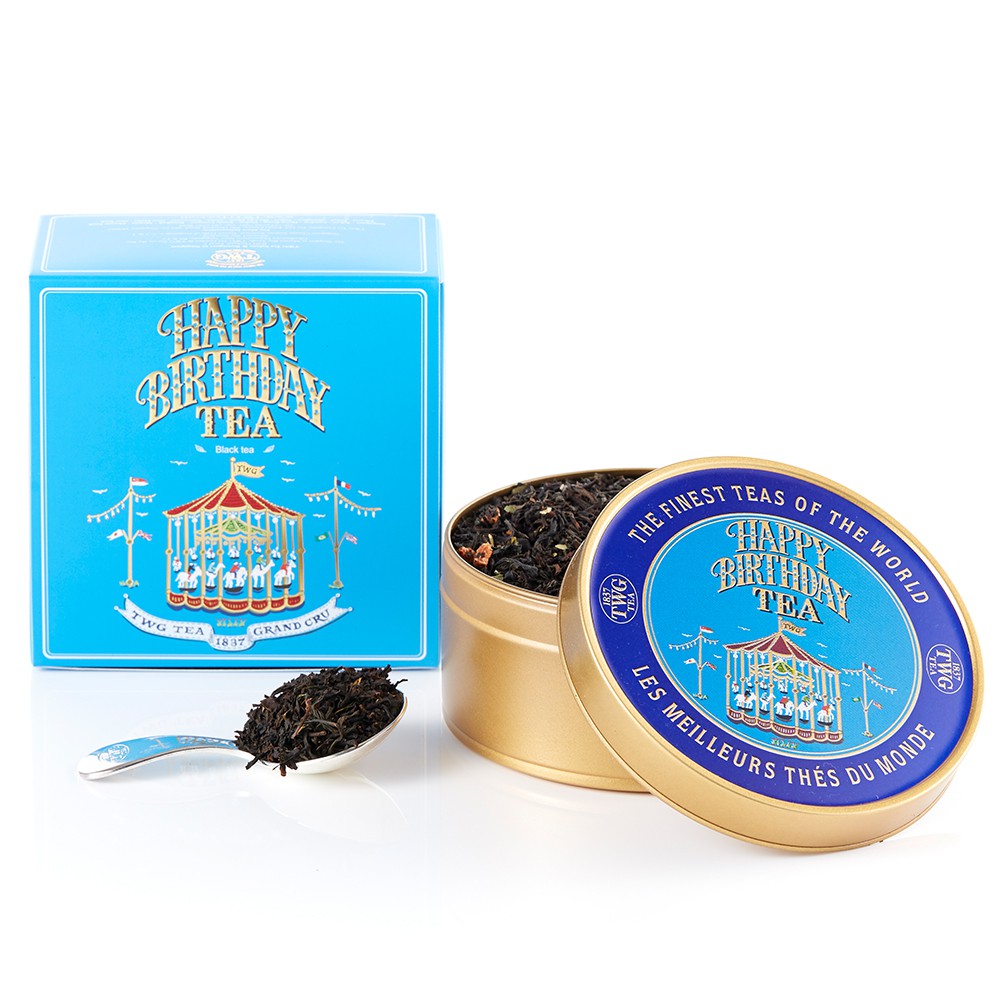 TWG Tea | Happy Birthday Tea | Black Tea | Caviar Tea Tin Gift 100g / ชา ทีดับเบิ้ลยูจี ชาดำ แฮปปี้เบิร์ดเดย์ ที