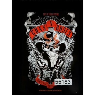 โปสเตอร์วงดนตรี วินเทจ Guns N’Roses